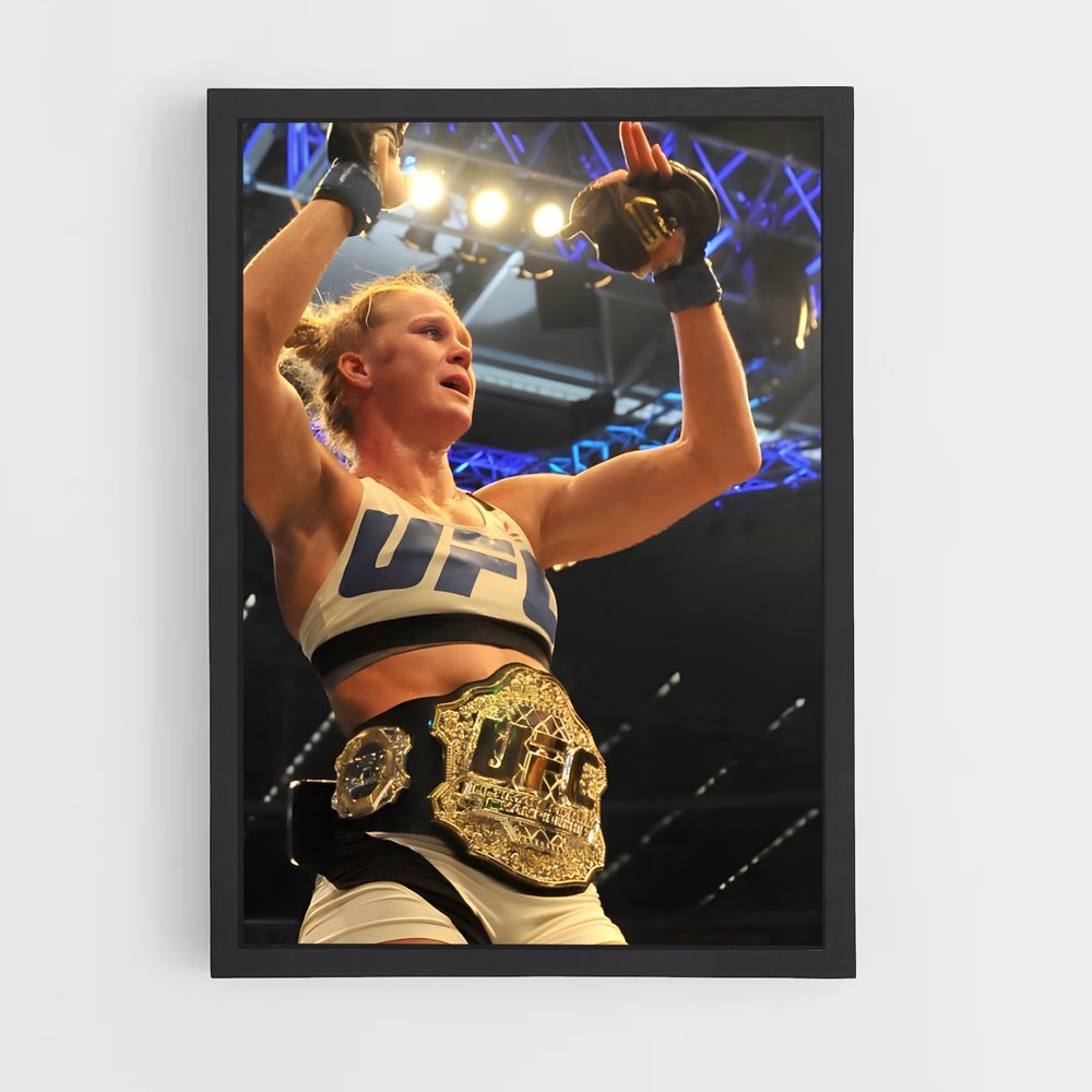 Poster Holly holm – affiche MMA (vue 2)